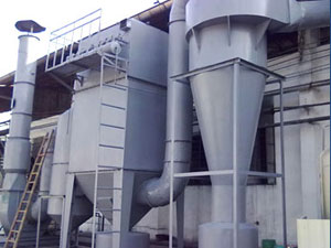 铸造厂1吨电炉用DMC-120脉冲单机除尘器